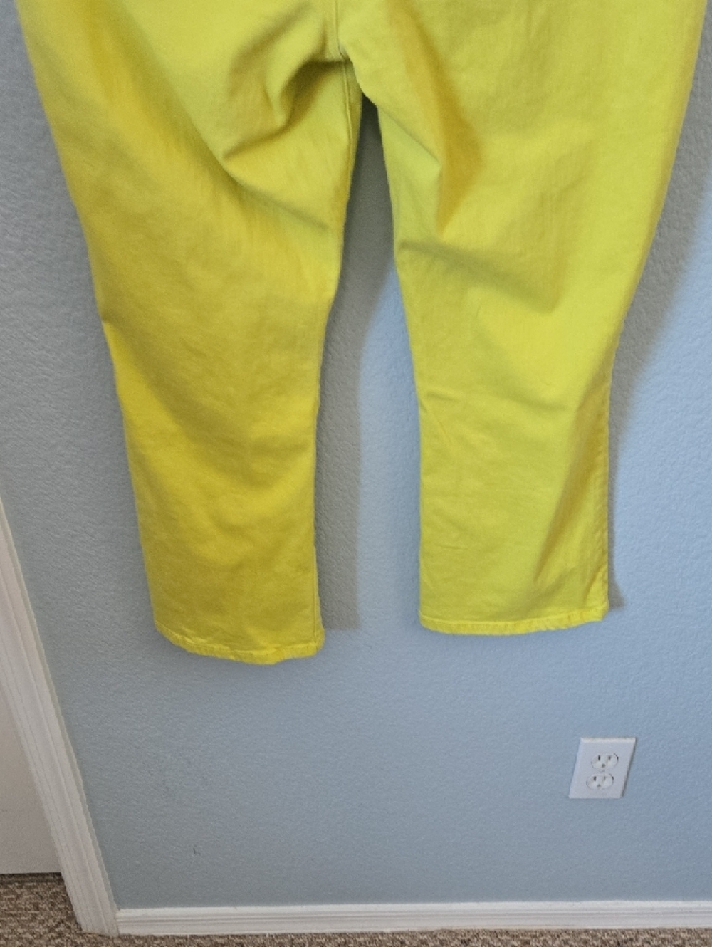 CAbi Sunshine Yellow Straight Leg Jeans - Picture 10 of 11